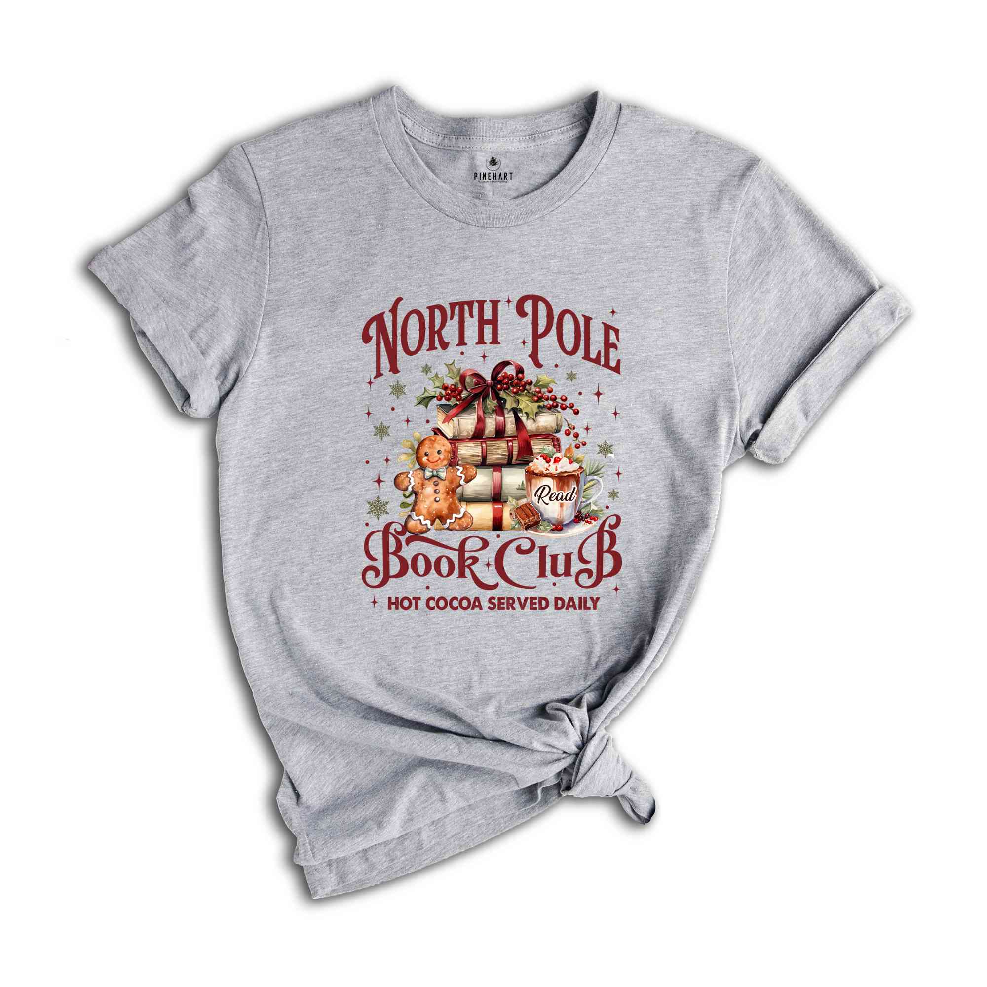 North Pole Book Club Shirt, Bookworm Christmas Shirt, Book Lover Christmas, Librarian Christmas, Bookish Shirt, Bookworm Gift