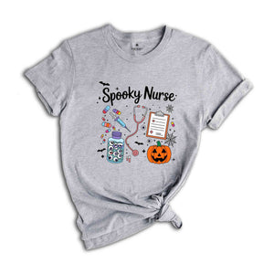 Spooky Nurse Shirt, Halloween Nurse Shirt, Funny Nurse Shirt, Halloween Shirt, Nurse Gift, Nursing Halloween Tee