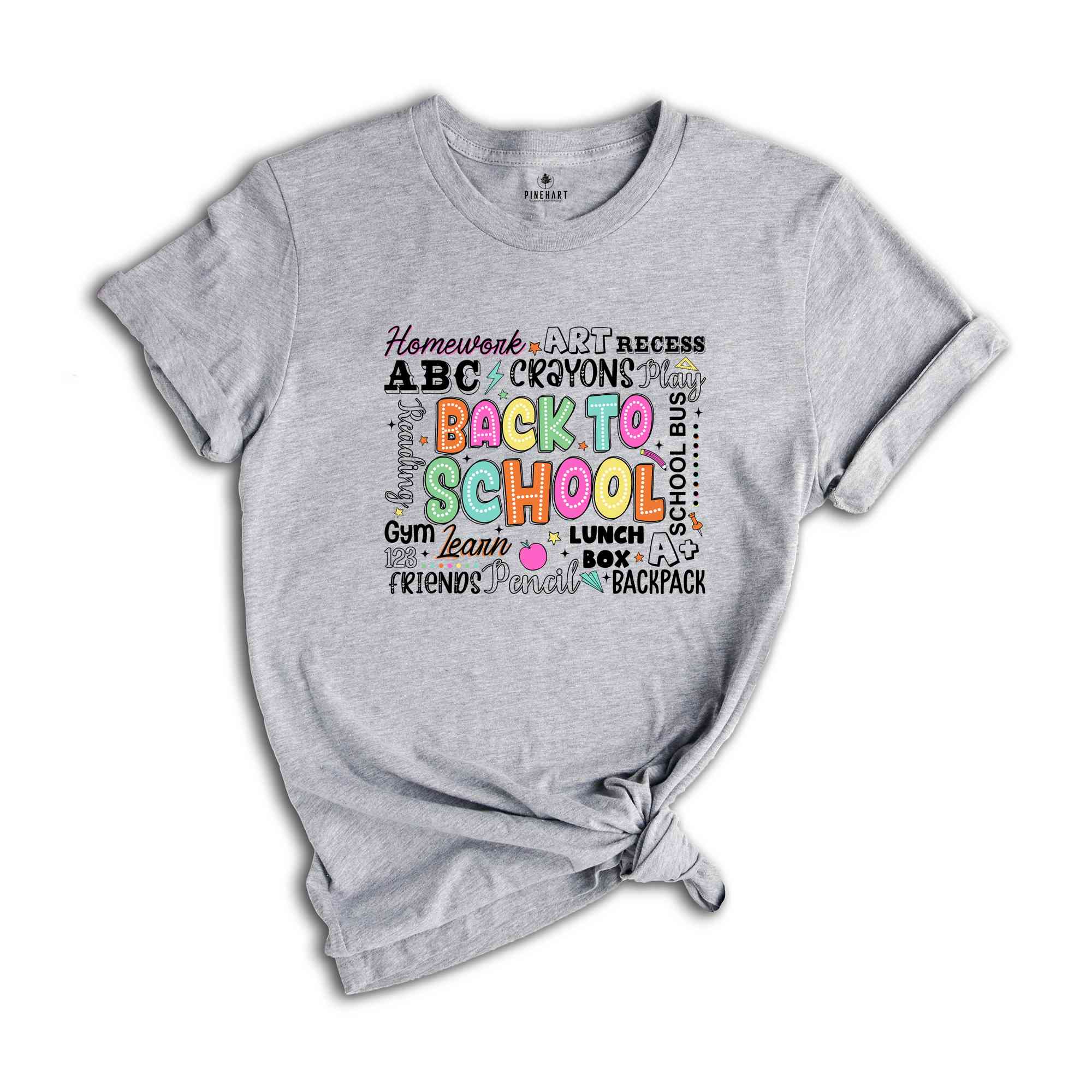 Back to School Shirt, First Day of School Shirt Teacher Shirts, Teacher Gifts Kindergarten Teacher Shirt, Lunch Box Shirt