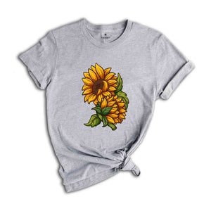 Sunflower Shirt, Floral Shirt, Women's Tee, Flower Shirt, Womens Fall Shirt, Sunflower Tshirt, Summer Shirt, Sunflower Shirts