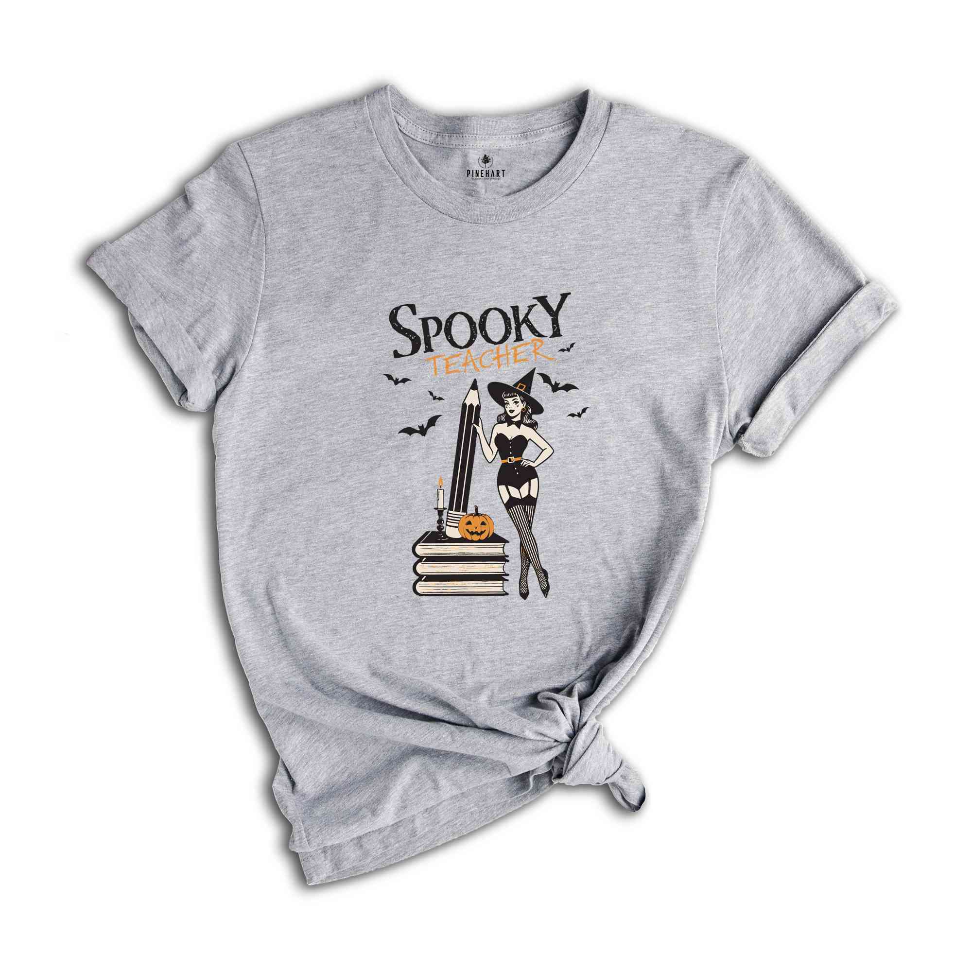 Spooky Teacher Shirt, Retro Halloween Shirt, Halloween Shirts, Spooky Shirt, Spooky Season Shirt, Witch Shirt