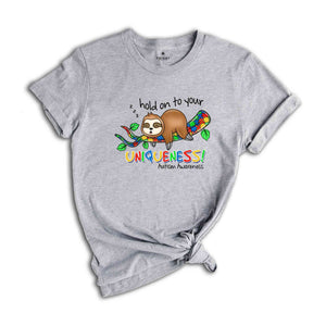 Cute Autism Shirt, Autism Awareness Shirt, Neurodiversity Shirt, ADHD Shirt, Animal Lover Shirt, Funny Sloth Shirt, Funny Animal Shirt