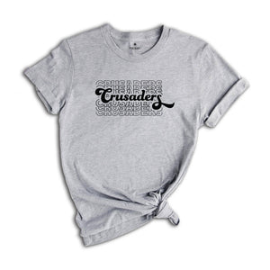 Team Mascot Shirt, Crusaders Team Shirt, Crusaders Team Spirit Shirt, Crusaders Fan Shirt, Crusaders School Shirt, Crusaders School Spirit