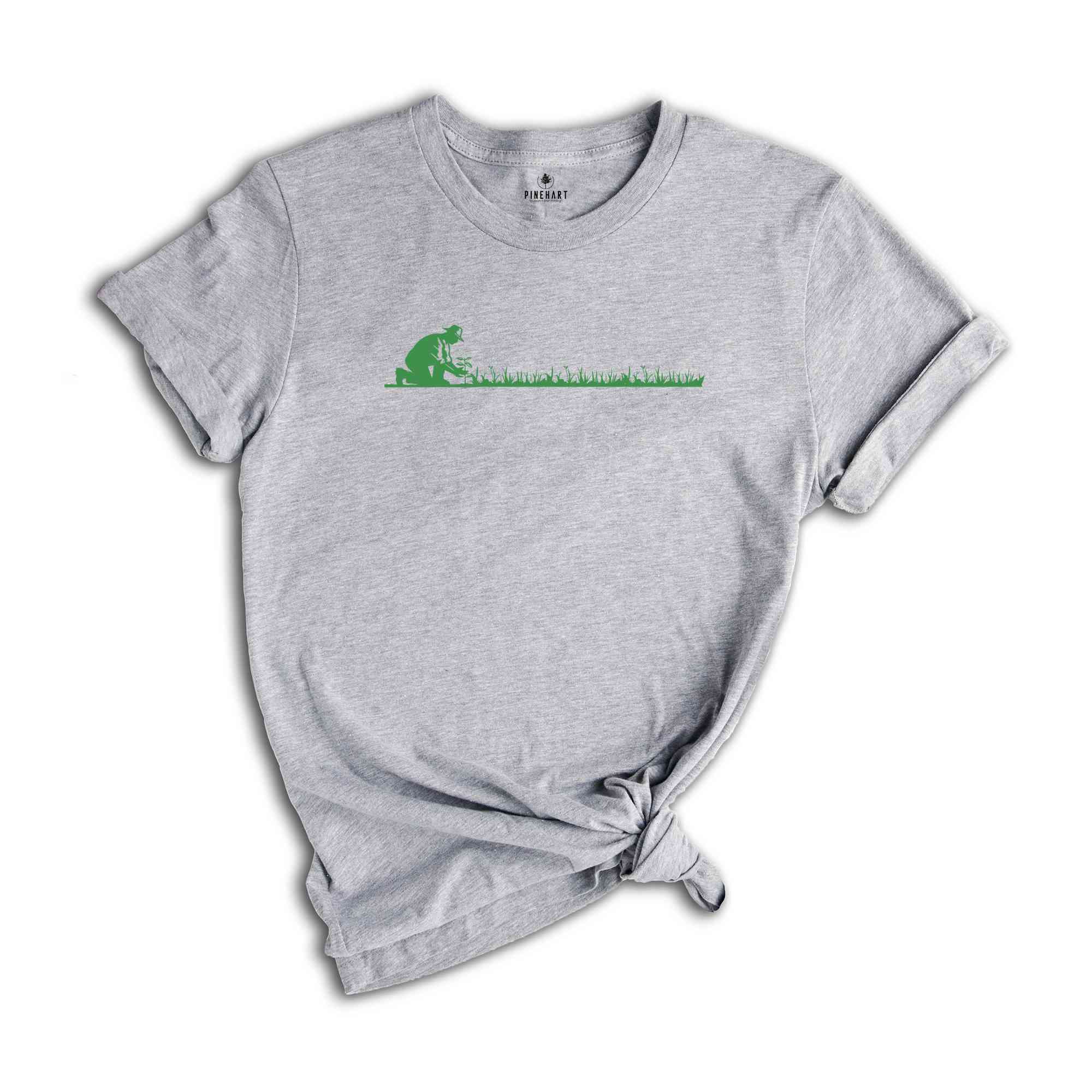 Grass Men's T-Shirt, Men Tee Shirt, Grass, Spring, Summer, Lawn, Outdoors, Garden, Green, Funny, Gardener Tee