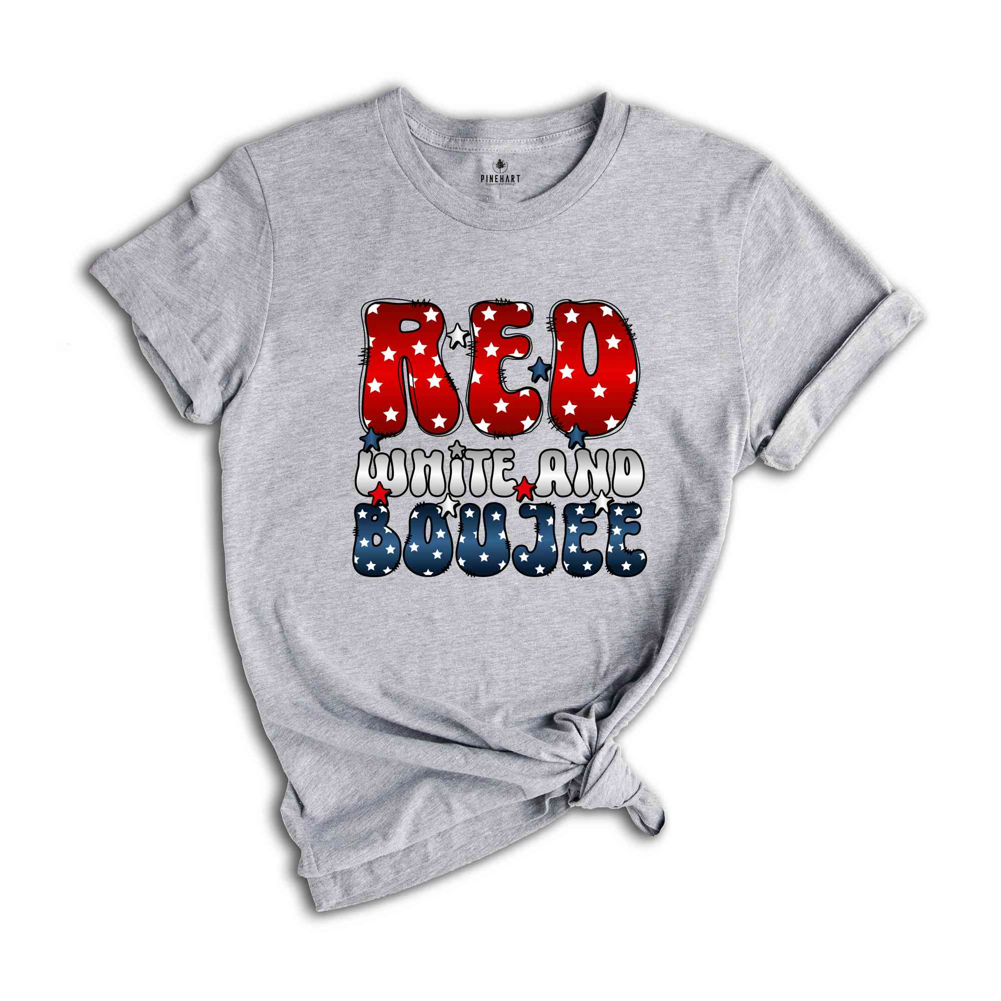 Red White And Boujee Shirt, Patriotic Shirt, Independence Day Shirt, 4th Of July Shirt, Retro America Shirt