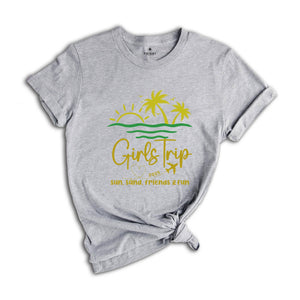 Custom Girls Trip 2025 Shirt,Girls Trip Shirts,Girls Vacation Shirt, Summer Shirt, Summer Vacation Shirt, Beach Shirt