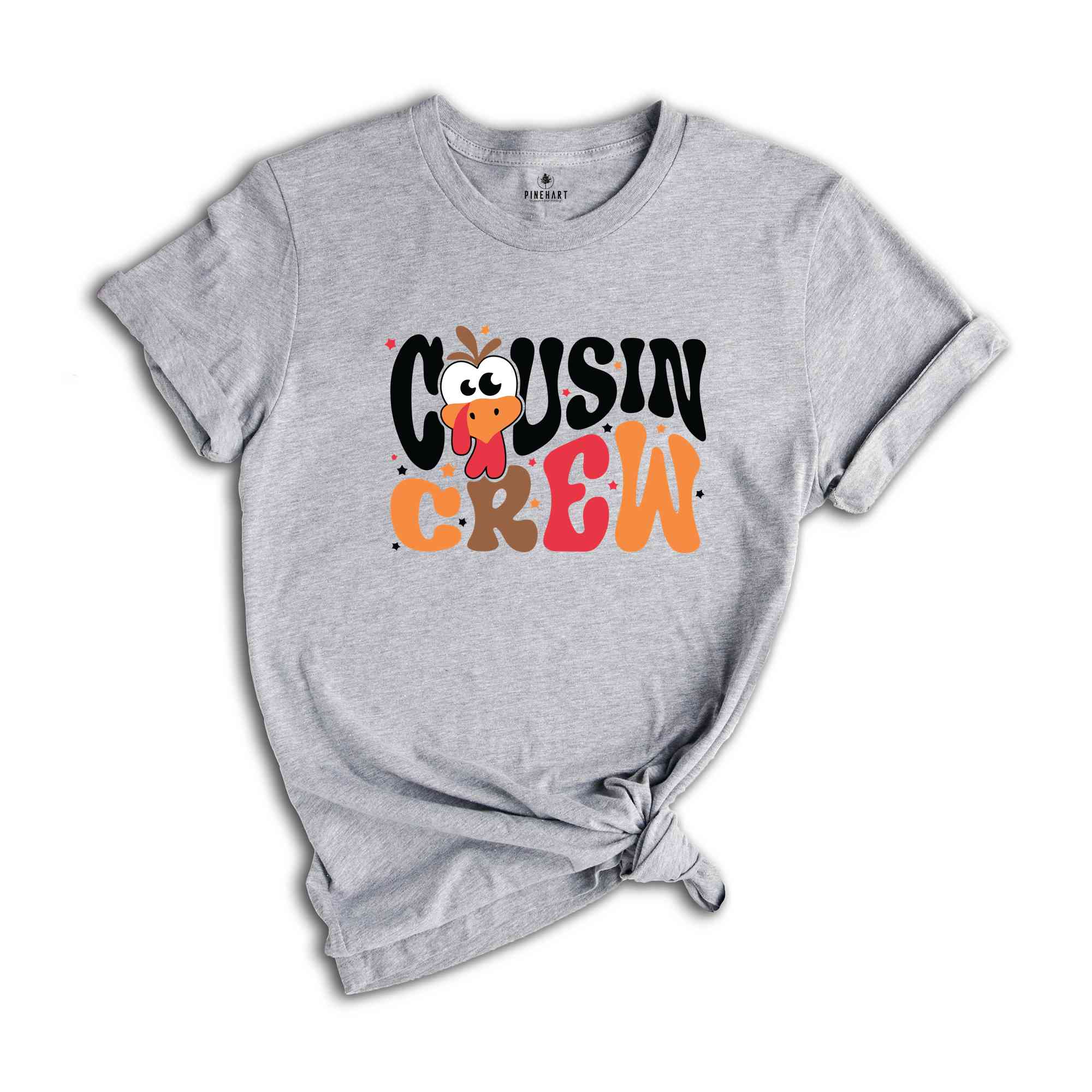 Cousin Crew Thanksgiving T-Shirt, Matching Thanksgiving Shirts, Family Shirts, Autumn Tee, Thanksgiving Dinner Matching Shirts