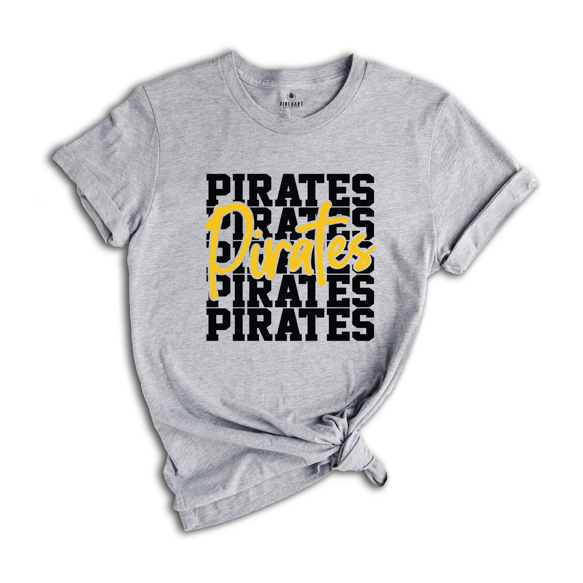 Team Mascot Shirt, Pirates Team Shirt, Pirates Football Shirt, Pirates Fan Shirt, Pirates School Shirt, Pirates School Spirit