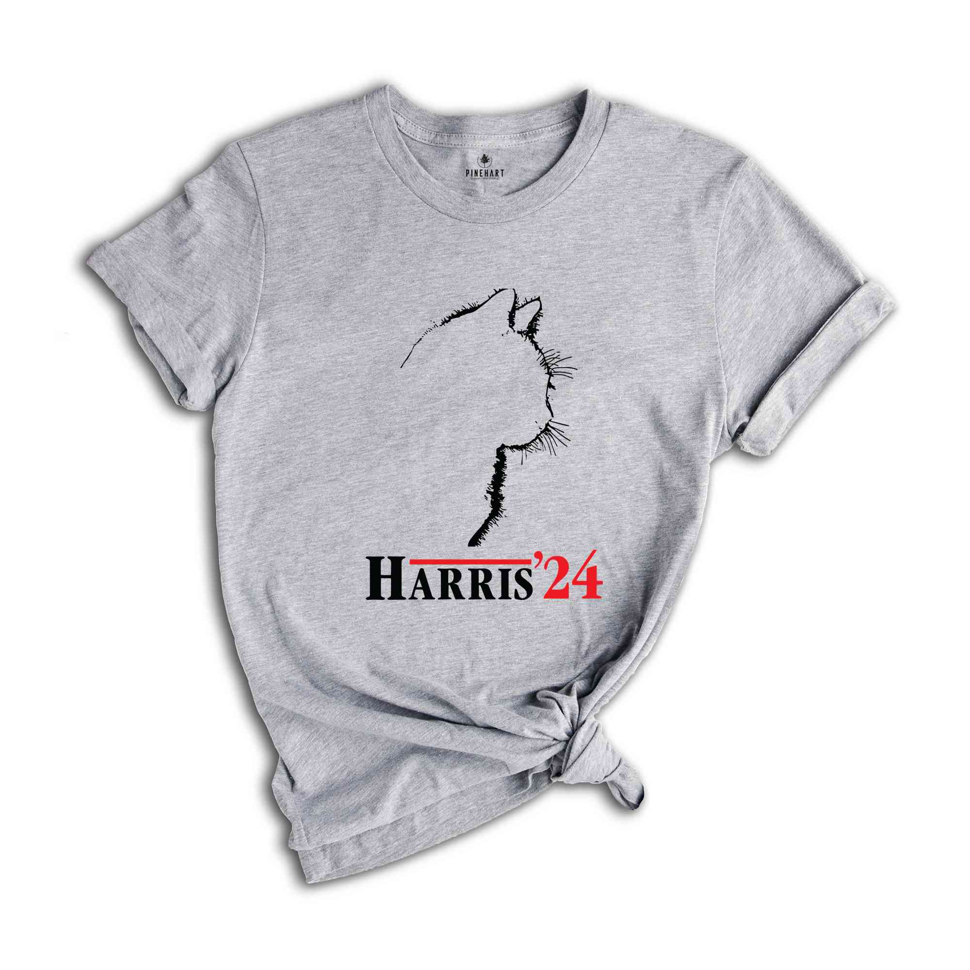 Harris 2024 Cat T-Shirt, Kamala Harris Shirt, Kamala Harris Tee, Elections Gifts, Kamala For The People Shirt