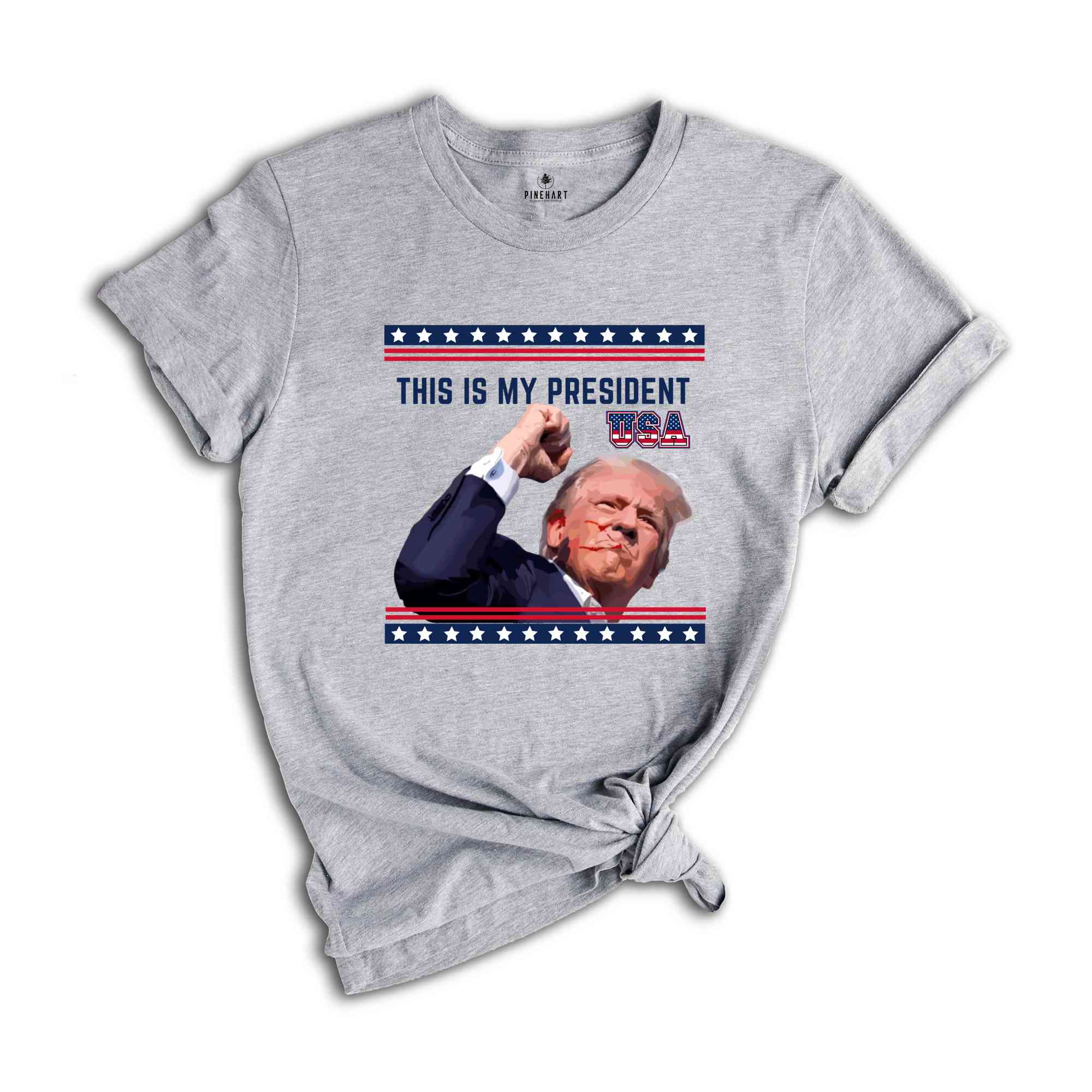 Trump Is My President Shirt, Trump 2024 Shirt, Patriot Shirt, Donald Trump Shirt, President Trump 2024 Tee