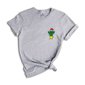 Cute Christmas Cactus Shirt, Funny Christmas Lights Tee, Cactus Christmas Tree Shirt, Christmas Gifts, Christmas Crew Shirt