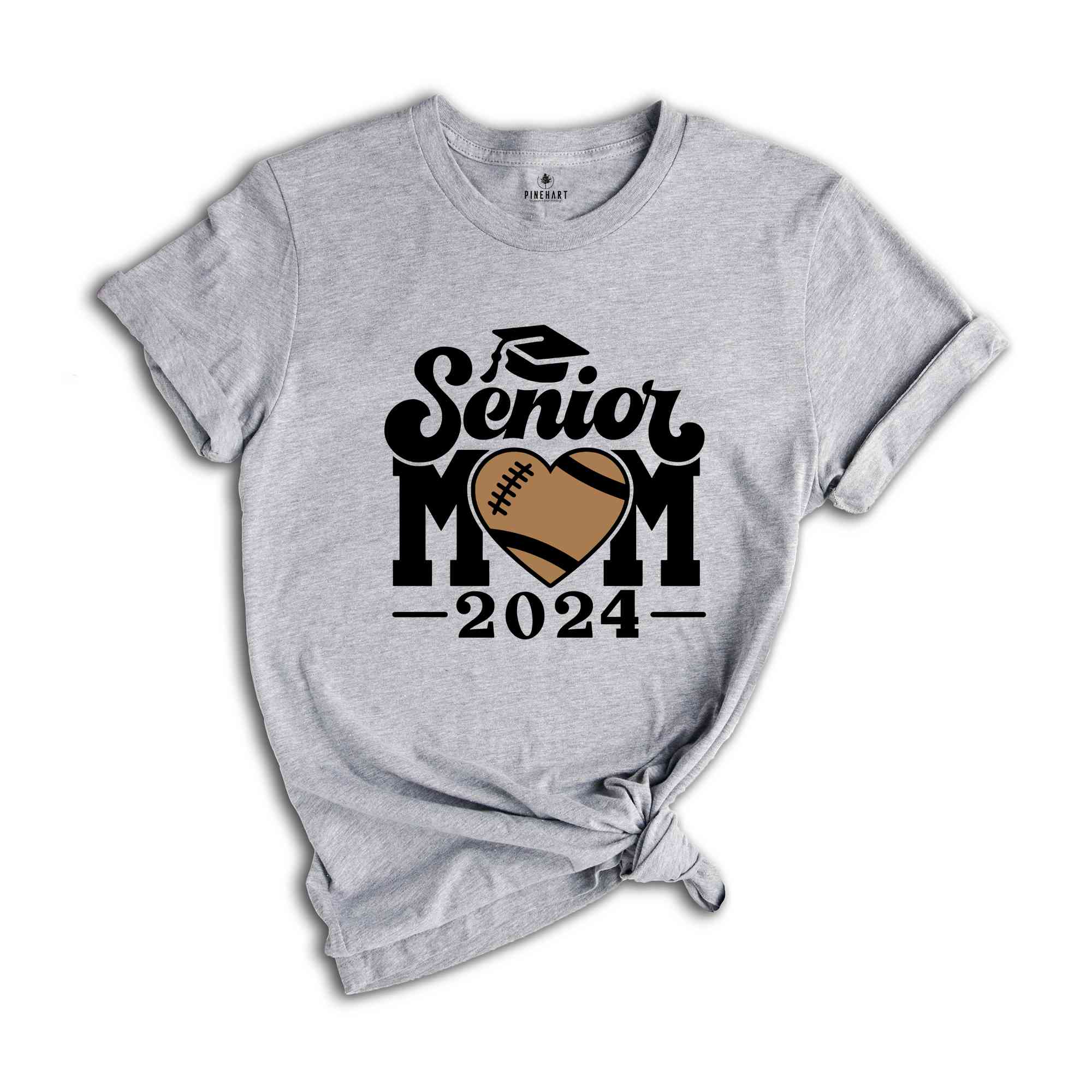 Football Senior Mom 2024 T-Shirt, Graduation 2024 Shirt, Senior Shirt, Graduation Shirt, Football Mom Shirt, Class of 24, Football Lover Tee