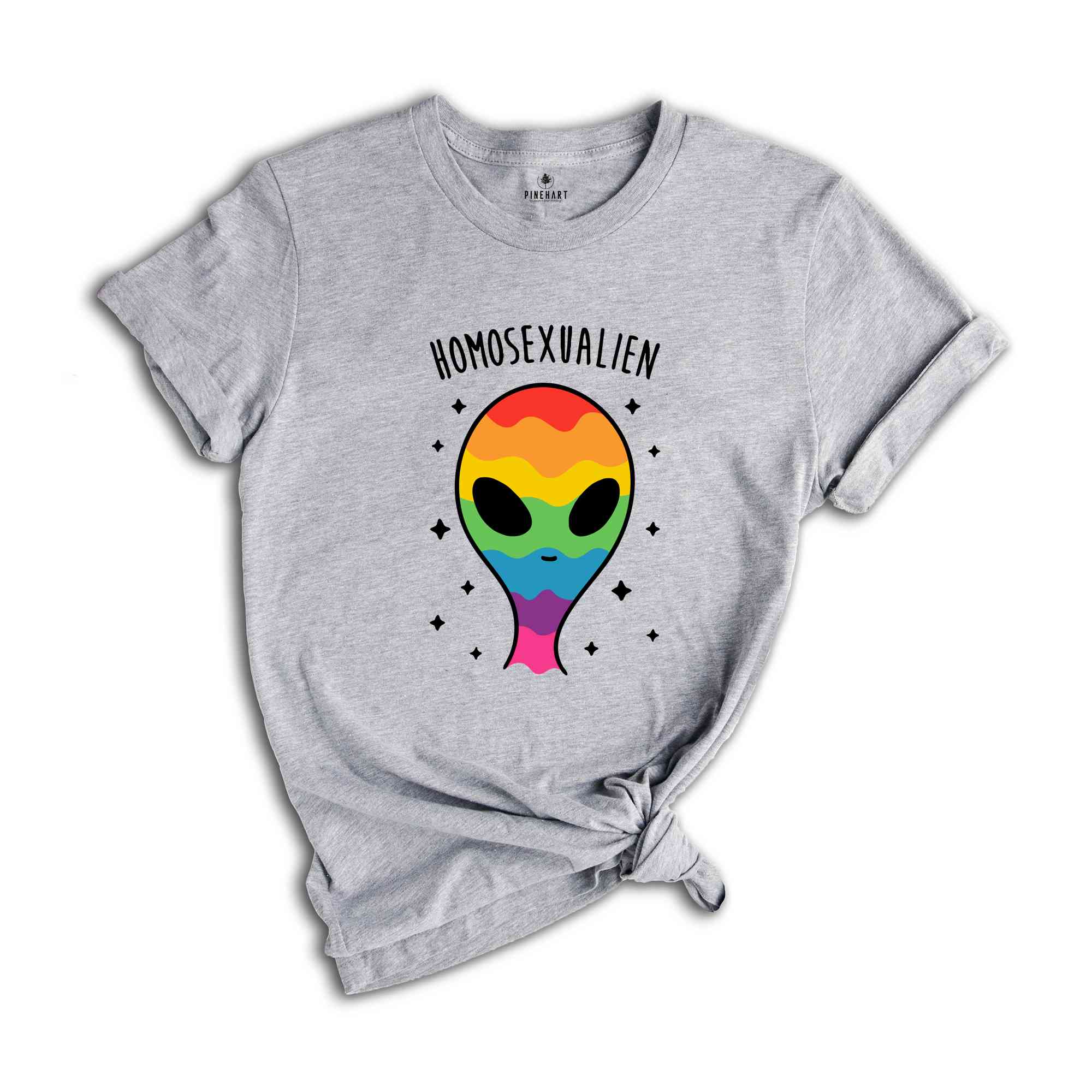 Homosexualien Shirt, Sarcastic Shirts, Funny Pride Month Shirt, Straight Tshirt, Rainbow Pride Shirt, Gaylien Shirt, Funny LGBTQ Shirt