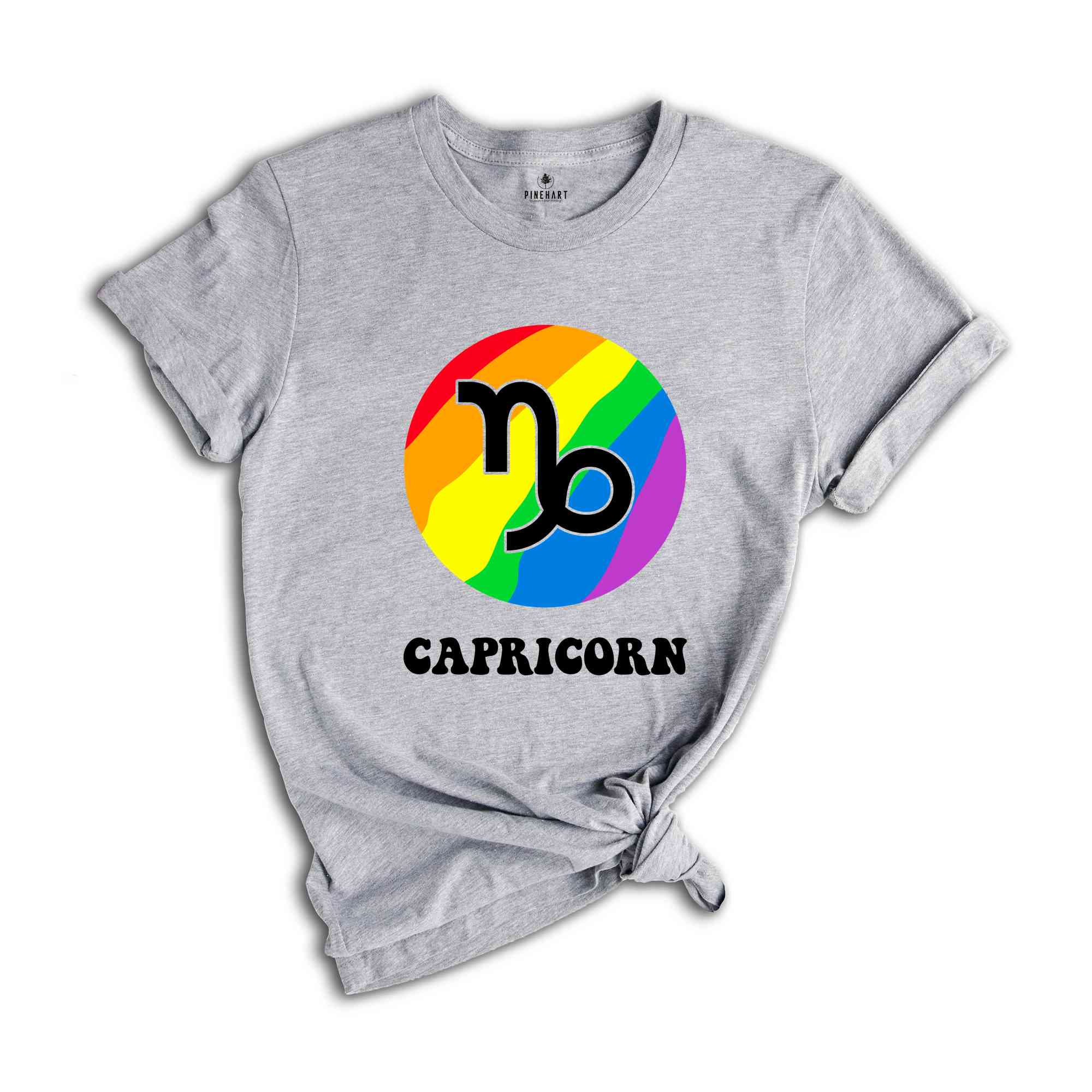 Capricorn LGBT Shirt, Zodiac Sign Shirt, Capricorn Birthday Shirt, LGBTQ Pride Shirt, Pride Month Shirt, Rainbow Shirt, Zodiac Tshirt