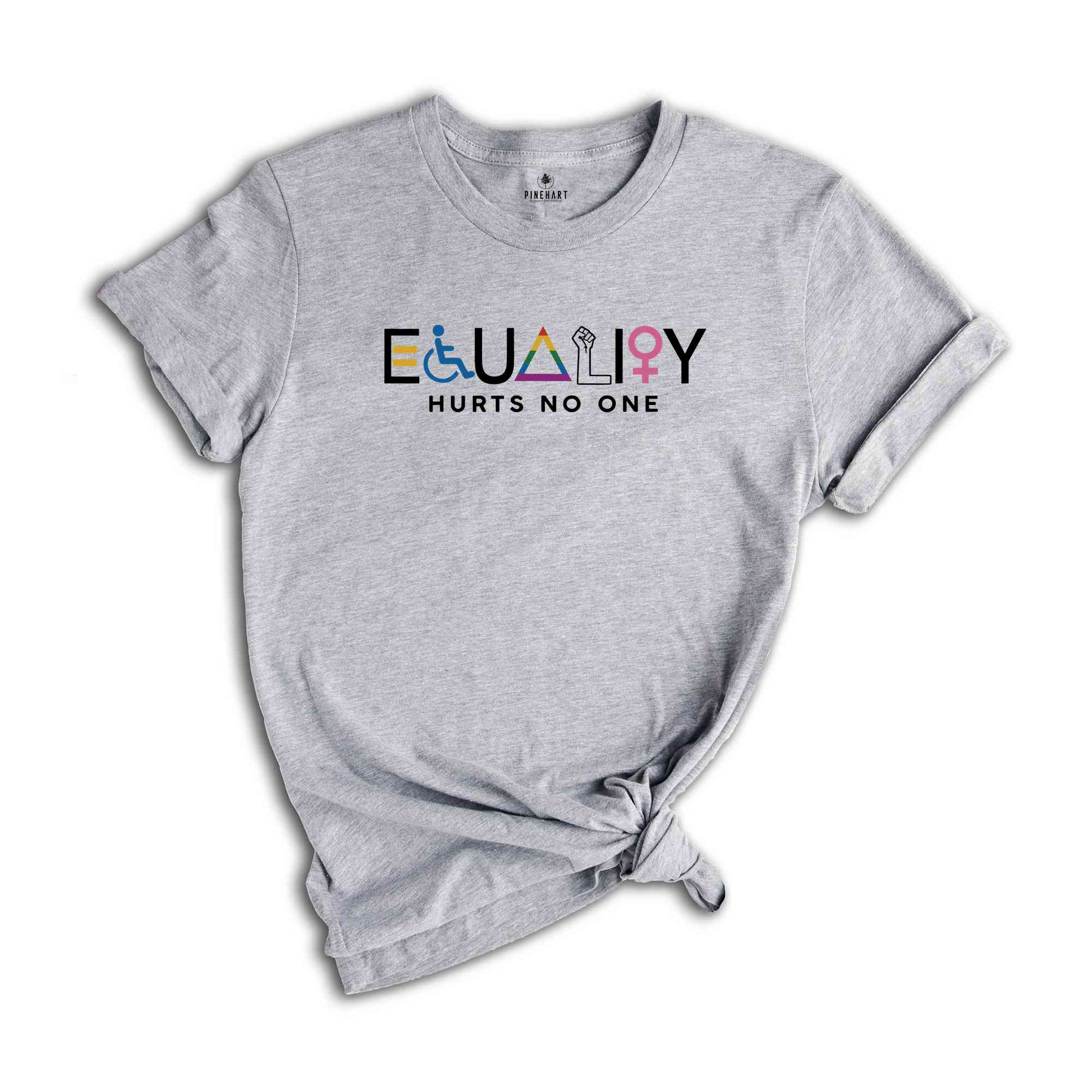 LGBT Equality Hurts No One T-shirt, Black Lives Matter Gift, Equal Rights, Pride Shirt, LGBT Shirt, Social Justice Tee, Gay Pride