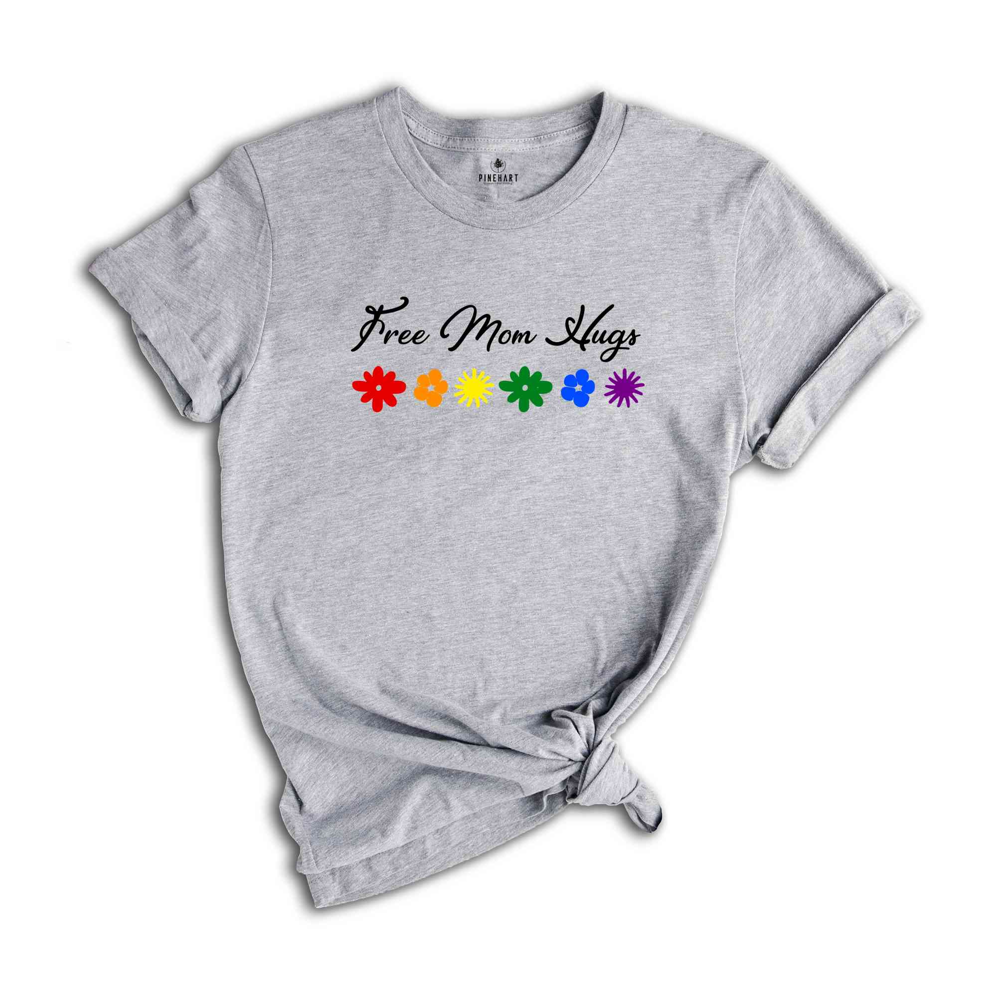 Free Mom Hugs Shirt, Pride Mom Shirt, Pride Shirt, LGBTQ Shirt, Gay Gift Shirt, Lesbian Shirt, Proud Mom Shirt, Lesbian Shirt