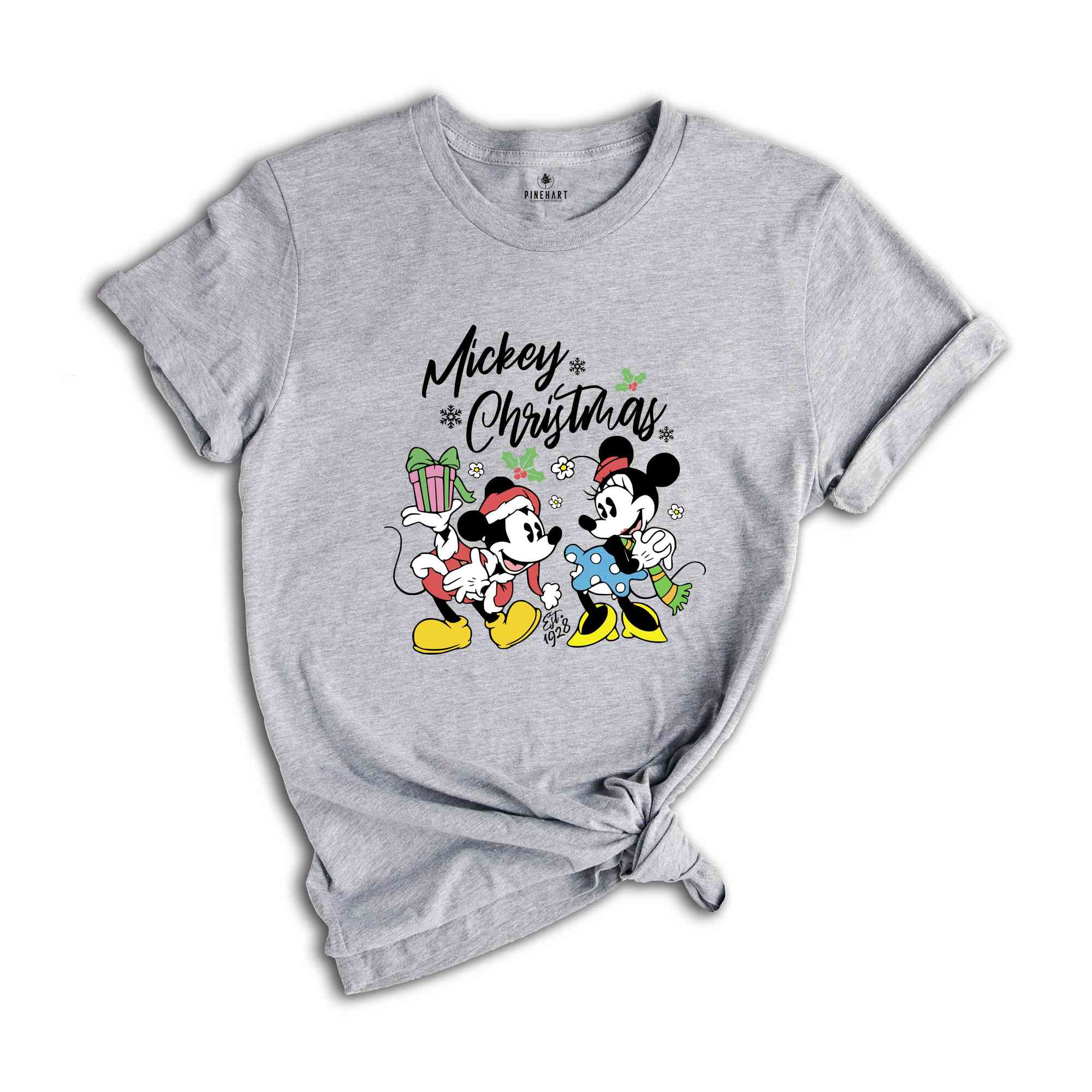 Mickey Christmas Shirt, Mickey Mouse Shirt, Mickey And Minnie Christmas Shirt, Christmas Couple Shirt, Mickey Family Shirt