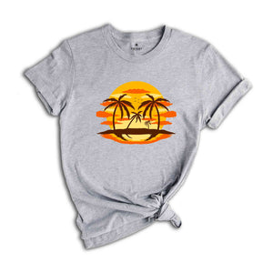 Retro Sunset Rays Wavy Shirt, Sun Shirt, Retro Sunshine Shirt, Sun Rays Tee, Beachy Vibes Tee, Retro Summer Time , Sunset Tshirt