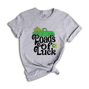 Loads Of Luck Saint Patrick Shirt, Four Leaf Clover Shirt, St. Patrick's Day Tee, St Patrick's Day Shamrock Shirt, Loads of Luck Truck Tee