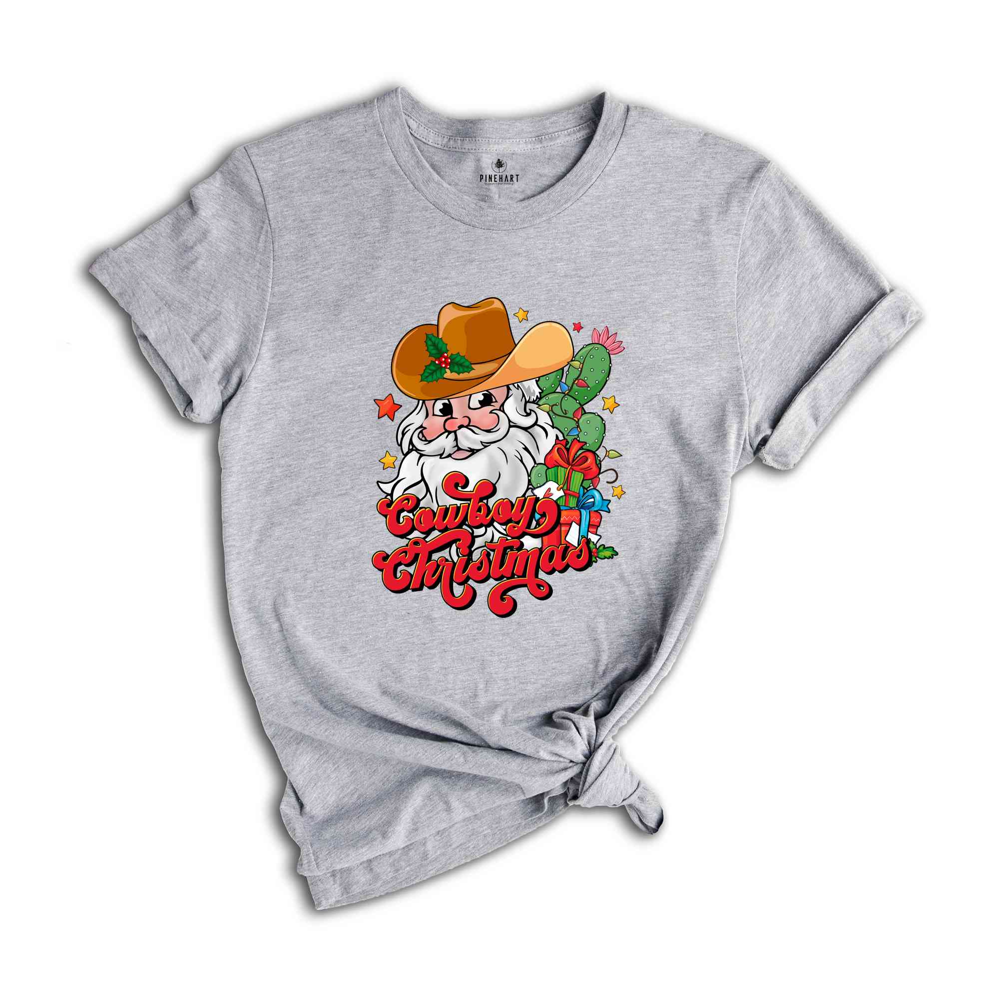 Christmas Cowboy Shirt, Funny Christmas Shirt, Cowboy Shirt, Santa Shirt, Christmas Gift, Cute Christmas Shirt, Christmas Party Shirt