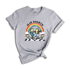 Gay Rights Shirt, Funny LGBT Shirt, Frog Shirt, Human Rights Shirt, Love Is Love Shirt, Rainbow Shirt, LGBTQ Pride Shirt, Pride Shirt