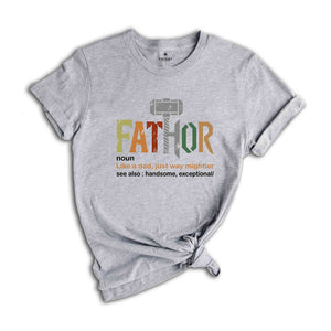 Fathor Shirt, Dad shirt, Superhero Dad Shirt, Father Shirt, Cool Father Shirt, Super Dad Shirt, Gift For Father