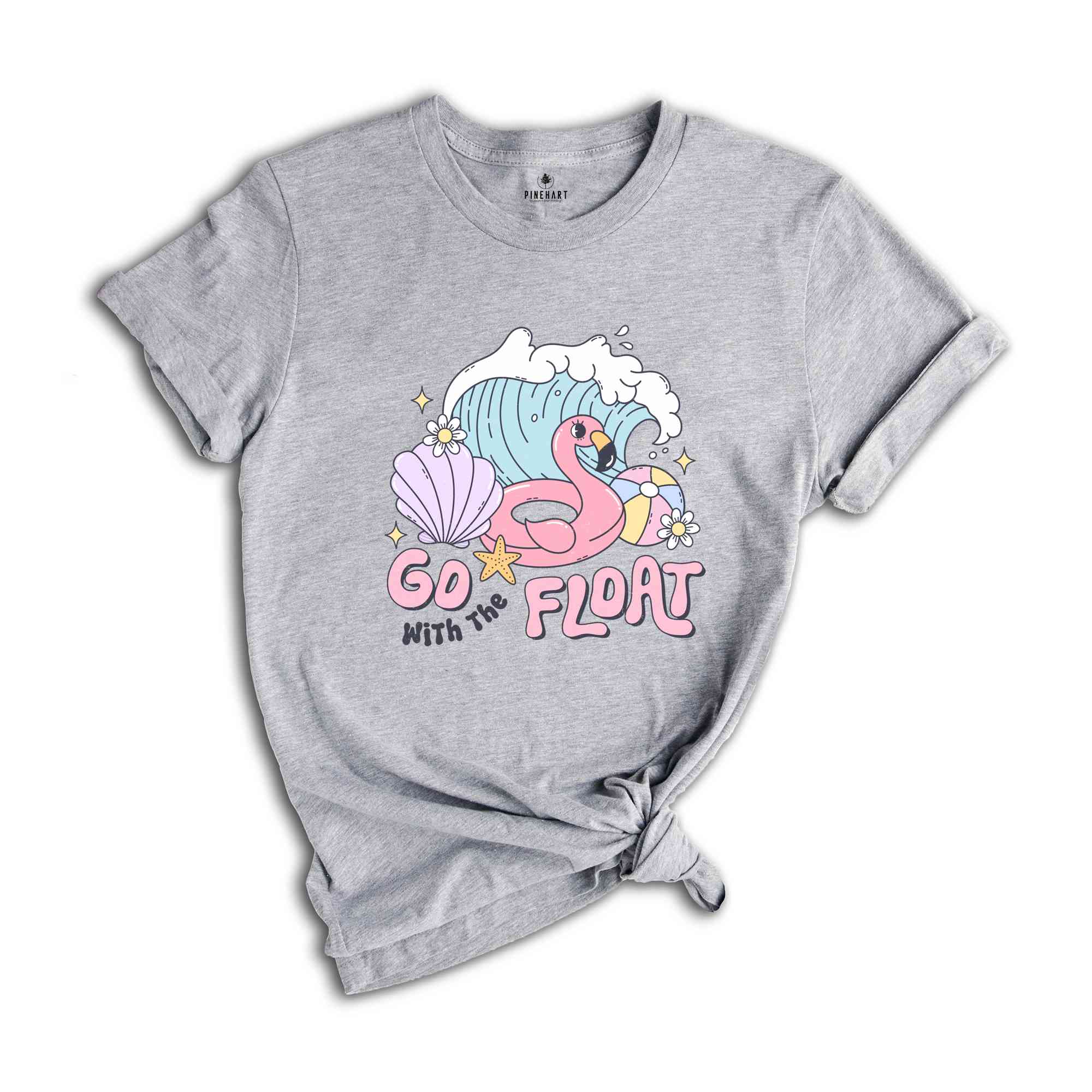 Go With The Float Shirt, Summer Vibes Shirt, Vacation Shirt, Fun Summer Shirt, Summer Camp Shirt, Cute Summer Shirt, Beach Shirt