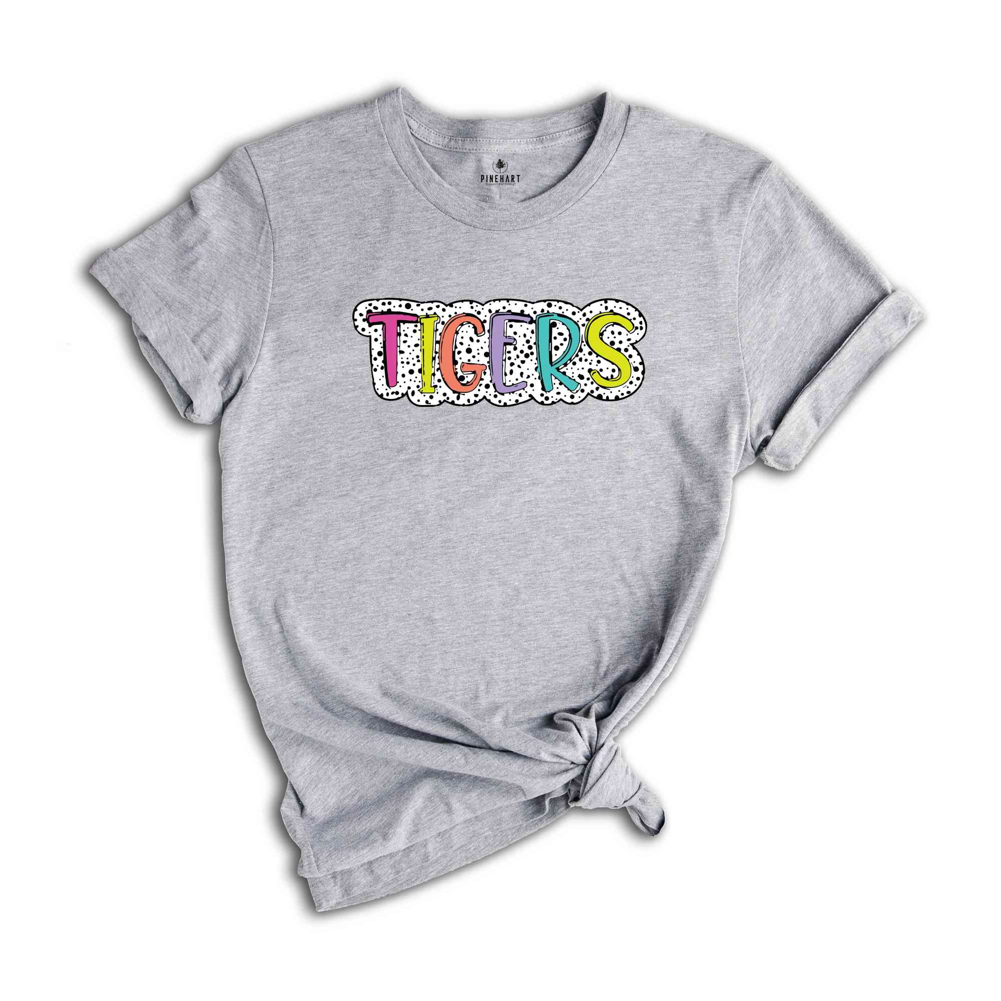 Tigers Team T-Shirt, Tigers Mascot Shirt, Tigers Fan Shirt, Football T-Shirt, Tigers Team Mascot, Tigers Mascot Tee