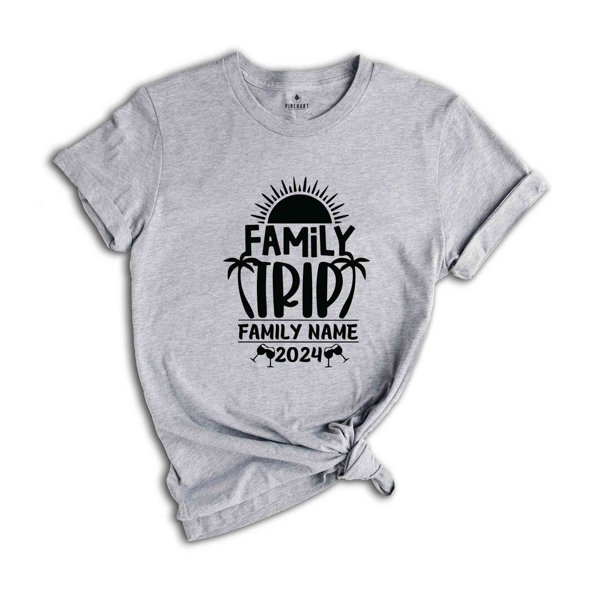 Custom Family Trip 2024 T-Shirt, Family Trip Shirts, Family Matching Shirts, Family Summer Vacation Shirts