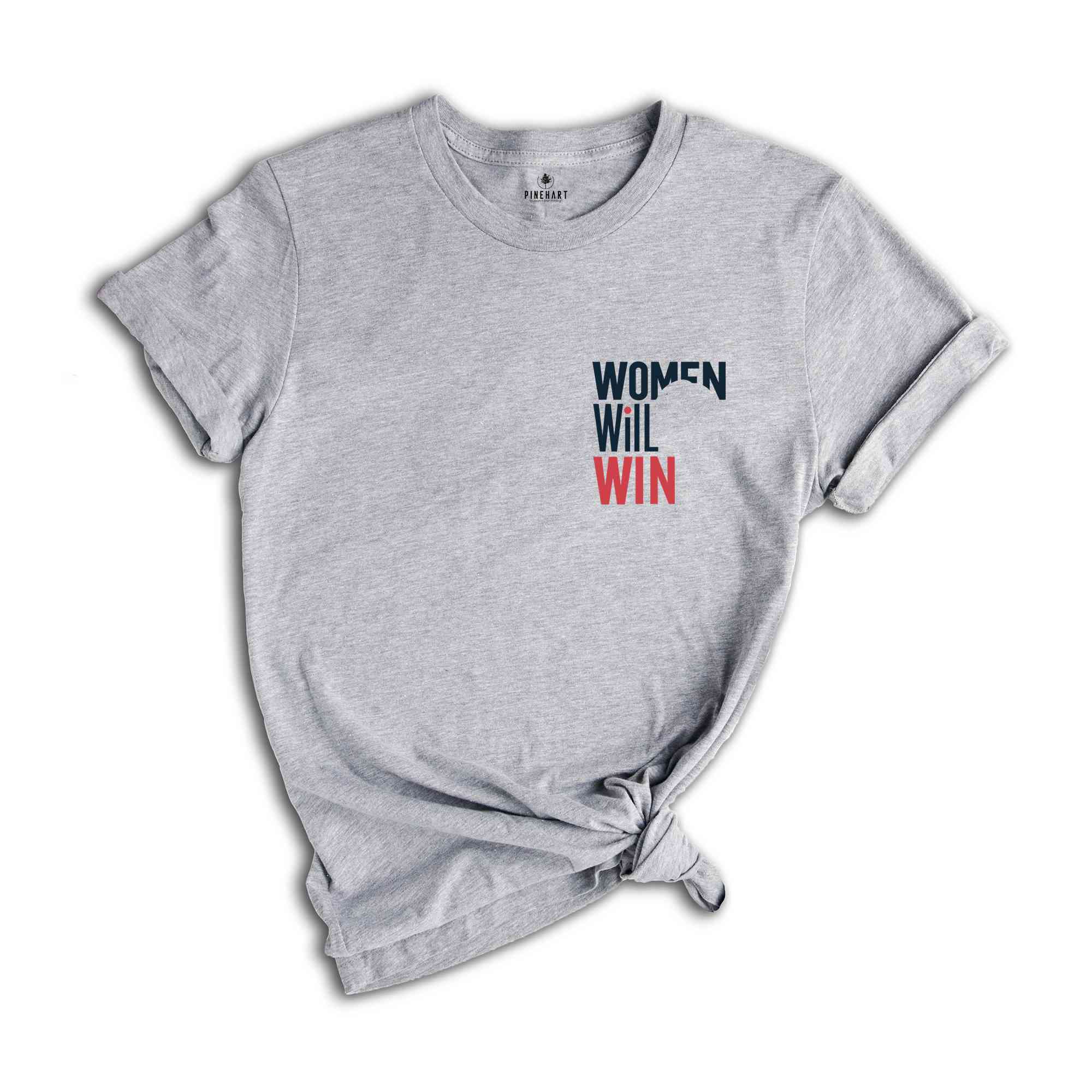 Women Will Win Shirt, Madam President Shirt, Kamala Harris Shirt, Gift For Democrat, Vote Kamala Shirt, Pro Democrat Shirt