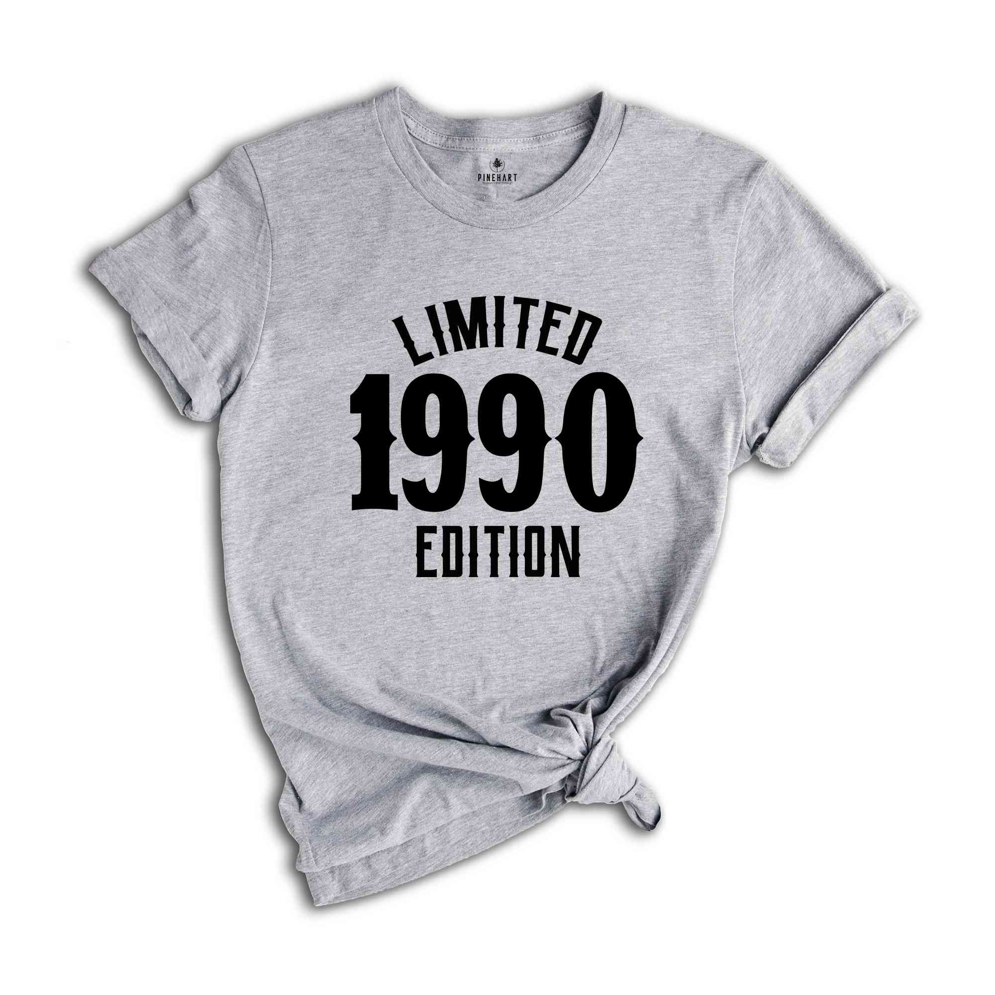 34th Birthday Shirt, Limited 1990 Edition Shirt, 34 Years Old Shirt, 34 Years Old Birthday Gift, 1990 Birthday Gift, 34th Birthday Party