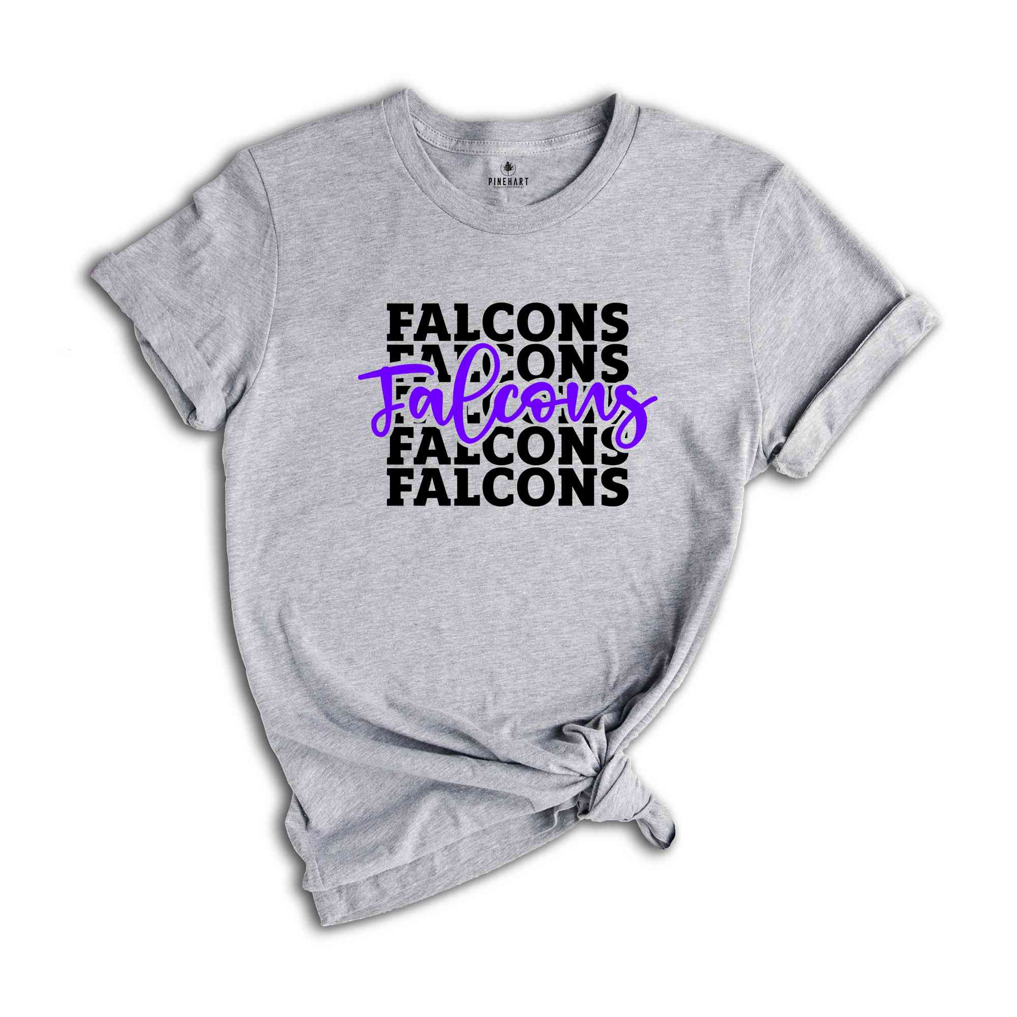 Team Mascot Shirt, Falcons Team Shirt, Falcons Team Spirit Shirt, Falcons Fan Shirt, Falcons School Shirt, Falcons School Spirit