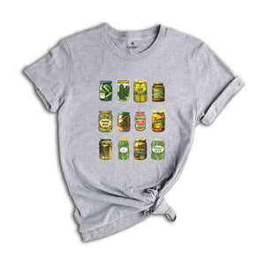 Pickle Shirt,Vintage Canned Pickles Shirt, Pickle Lovers T-shirt, Tiktok Pickle Shirt, Canning Season Shirt