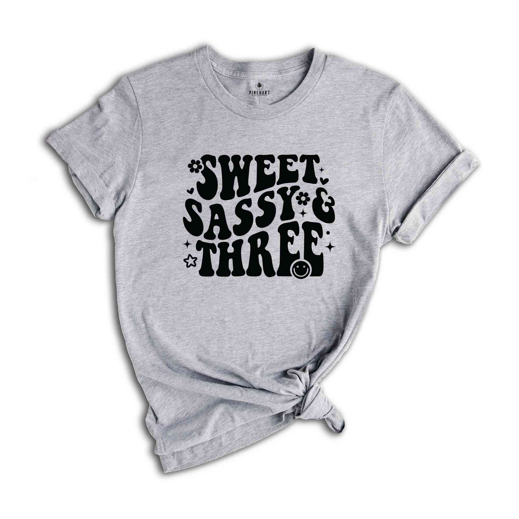 Sweet Sassy Three Shirt, Birthday Girl Shirt, Cute Birthday Shirt, Tie Dye Shirt, Birthday Party Shirt Girl, Birthday Gift, Kids Tshirt