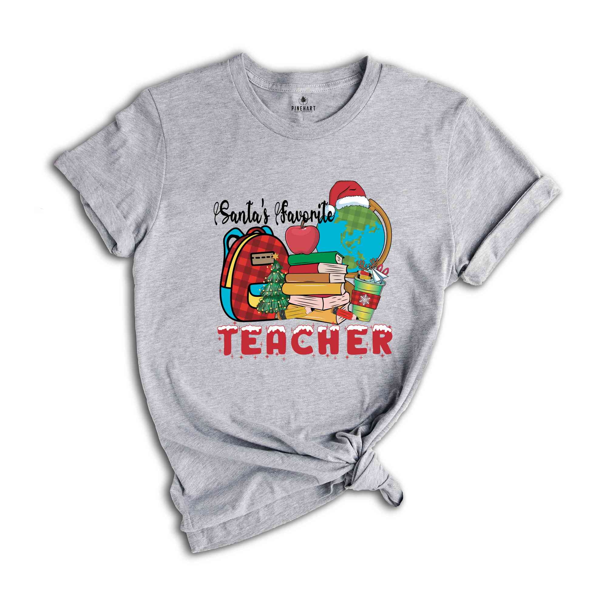 Santa's Favorite Teacher Shirt, Teacher Christmas Shirt, Teacher Gift, Christmas Gift, Holiday Shirt, Christmas Party Shirt, Happy Christmas