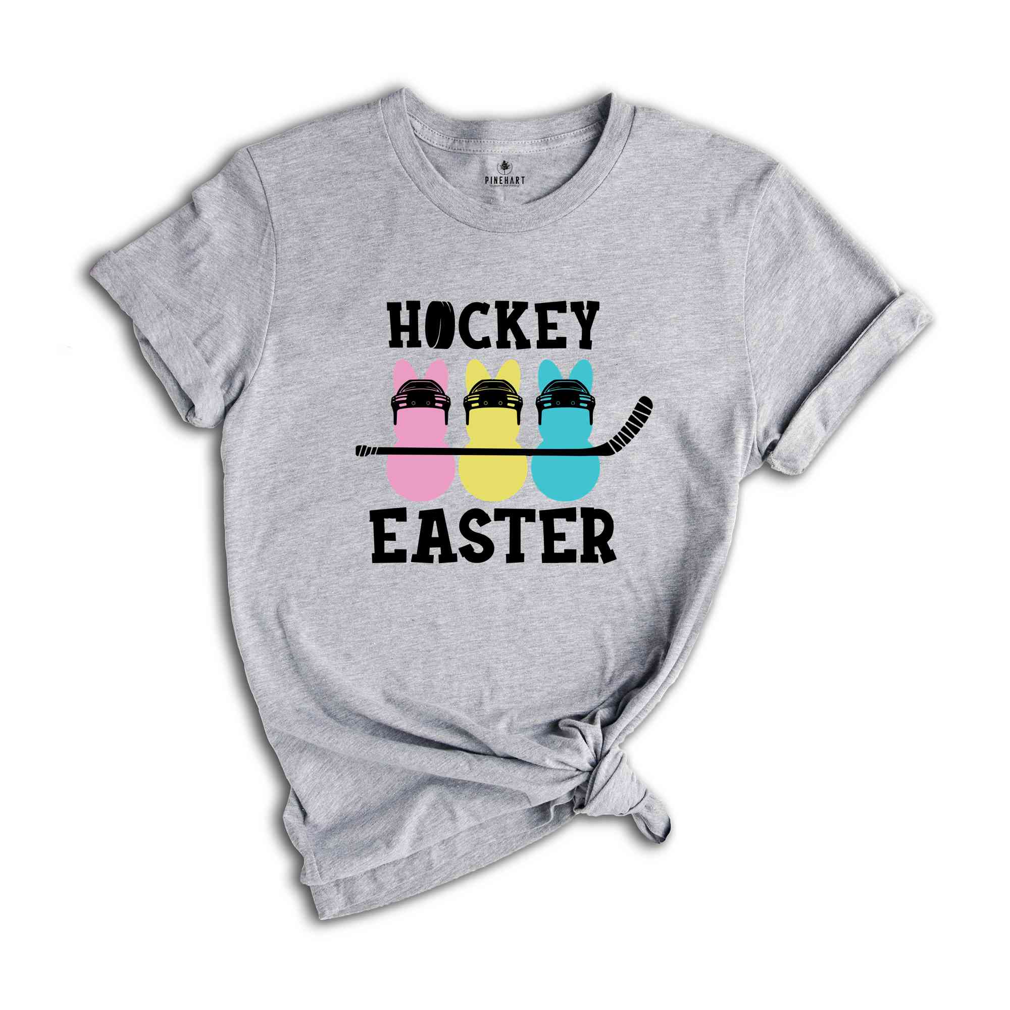 Hockey Easter Shirt, Hockey Lover Gift, Funny Easter Shirt, Easter Peeps T-Shirt, Hockey Kids Shirt, Cute Easter Bunny Shirt