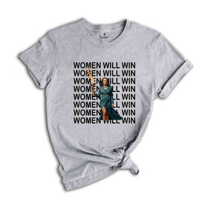 Kamala Harris Pass the Torch Shirt, Women Will Win, Madam President Shirt, Kamala Harris Shirt, Gift for Democrat, Vote Kamala Shirt