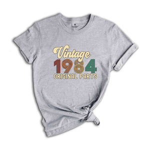 40th Birthday Shirt, Vintage 1984 Shirt, 40th Birthday Gift, 40 Years Birthday Shirt, 1984 Birthday Shirt, Retro 40th Birthday Tee