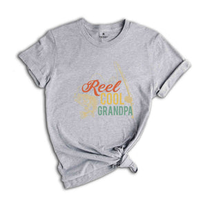 Reel Cool Grandpa Shirt, Grandpa Fishing T-Shirt, Grandpa Gifts, Fisherman Shirt, Grandpa Fishing Gift, Father's Day Shirts