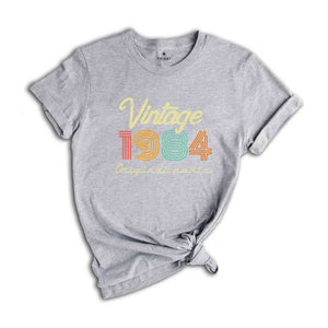 40th Birthday Shirt, Vintage 1984 Shirt, 40th Birthday Gift Women, 40 Years Birthday Shirt, 1984 Birthday Shirt, Retro 40th Birthday Tee