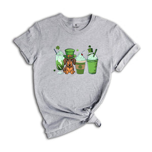 Dachshund St Patrick Shirt, St Pattys Shirt, Dog Shirt, Mom Wife Gift, St Patrick Day Shirt, Dog Lovers Shirt, Funny Dog Shirt