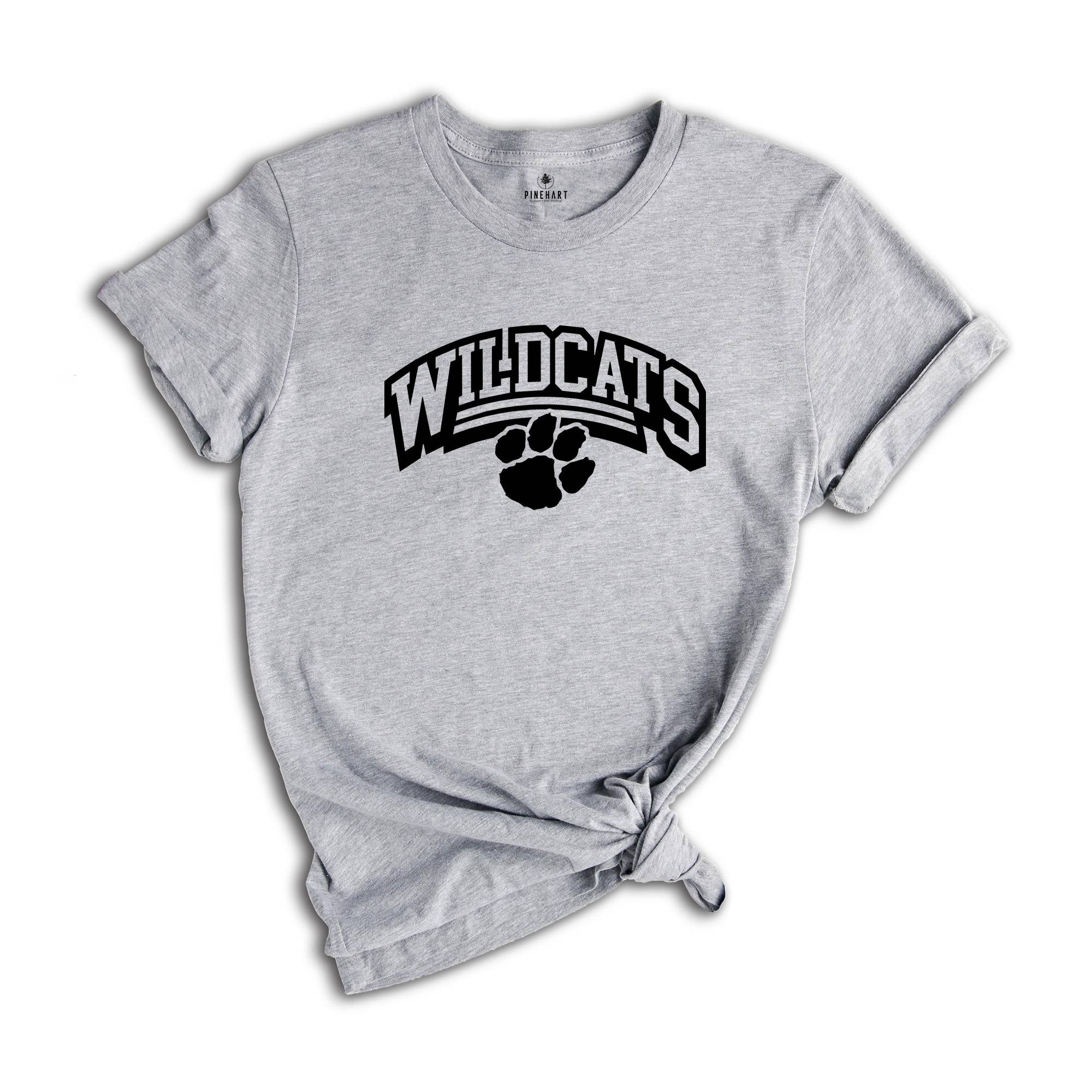 Wildcats Team Mascot Shirt, Wildcats Team Shirt, Wildcats Football Shirt, Wildcats Fan Shirt, Wildcats School Spirit, Game Day Shirt