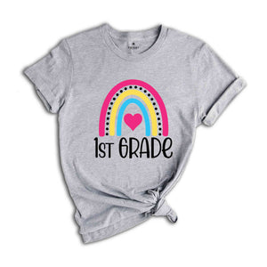 First Grade Teacher Shirt, 1st Grade Teacher Shirt, First Day of School Shirt, Back To School Shirt, First Grade Shirts, Teacher Rainbow Tee