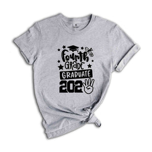 Fourth Grade Graduate 2024 Shirt, Elementary School Tees, Kids School Shirt, Elementary Graduation Gift, Last Day Of School Tee