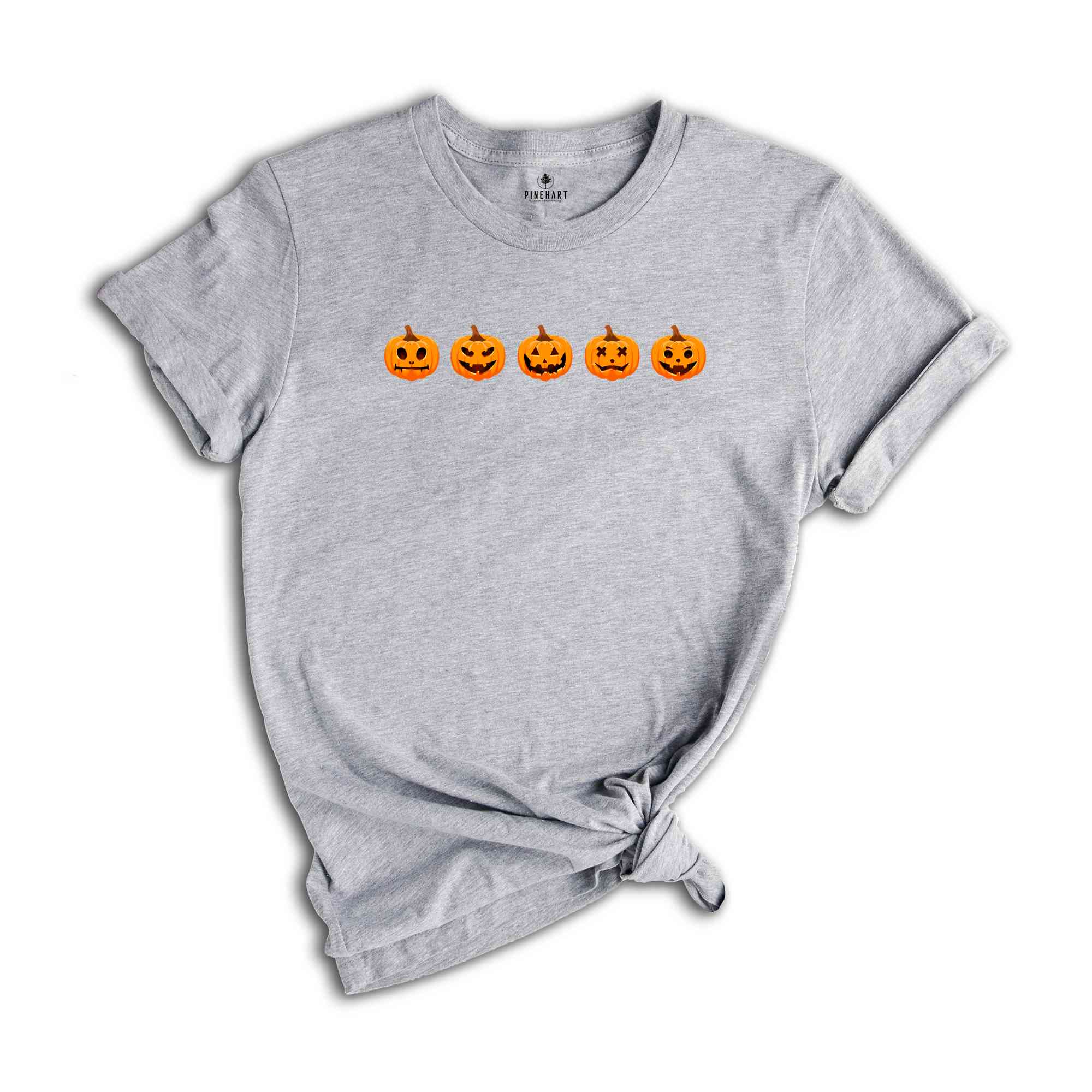 Pumpkin Shirt, Halloween T-shirt, Ghost Shirt, Spooky Season Shirt, Pumpkin Faces T-shirt, Halloween Gift