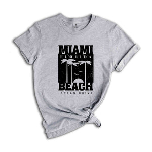 Miami Beach Ocean Drive Shirt, Trendy Beach Shirt, Beach Shirt, Vacation Shirt, Summer Shirt, Trendy Summer Shirt