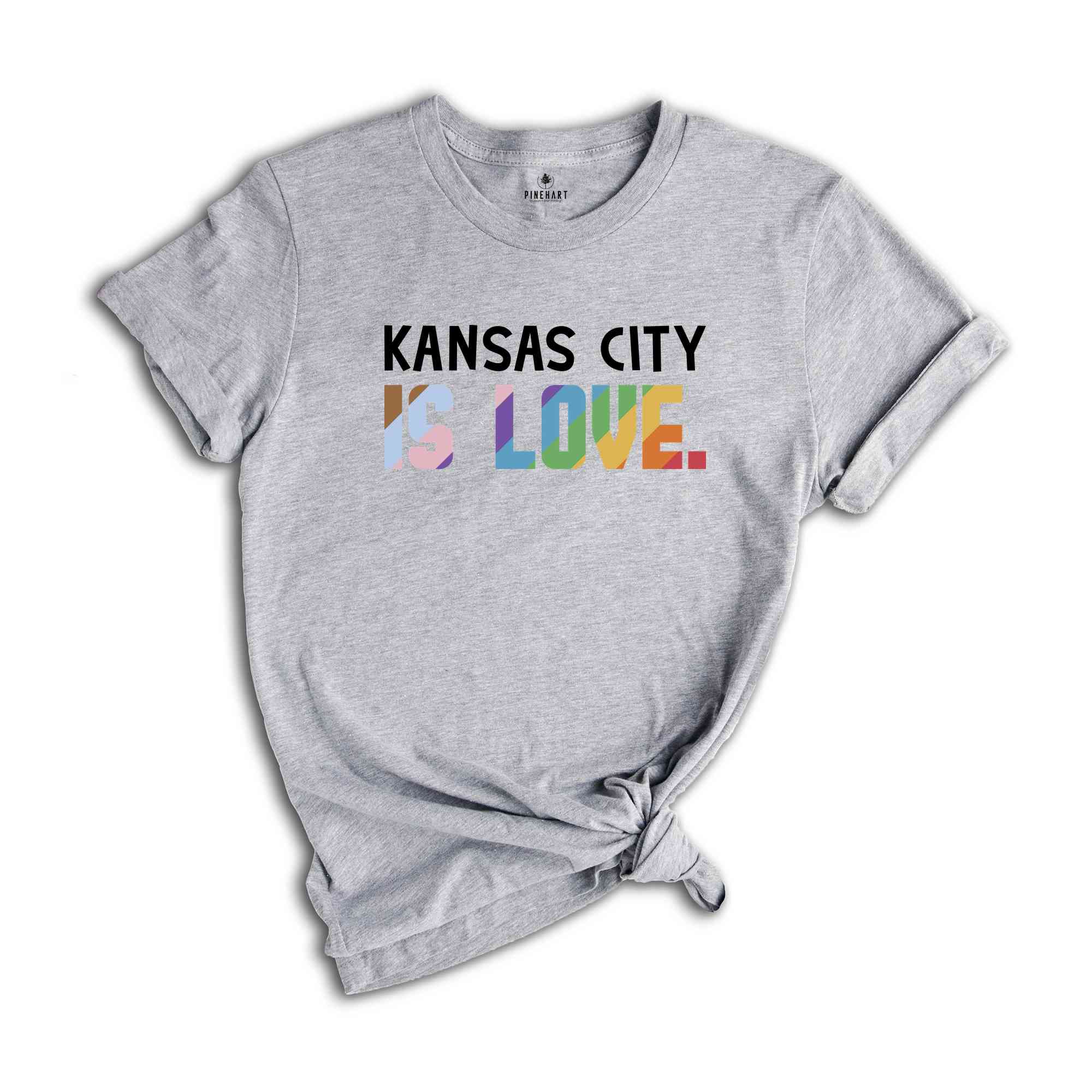 Kansas City Is Love Shirt, LGBTQ Shirt, Pride Month Shirt, Equal Rights Shirt, Love Is Love Shirt, Pride Shirt, Gay Shirt