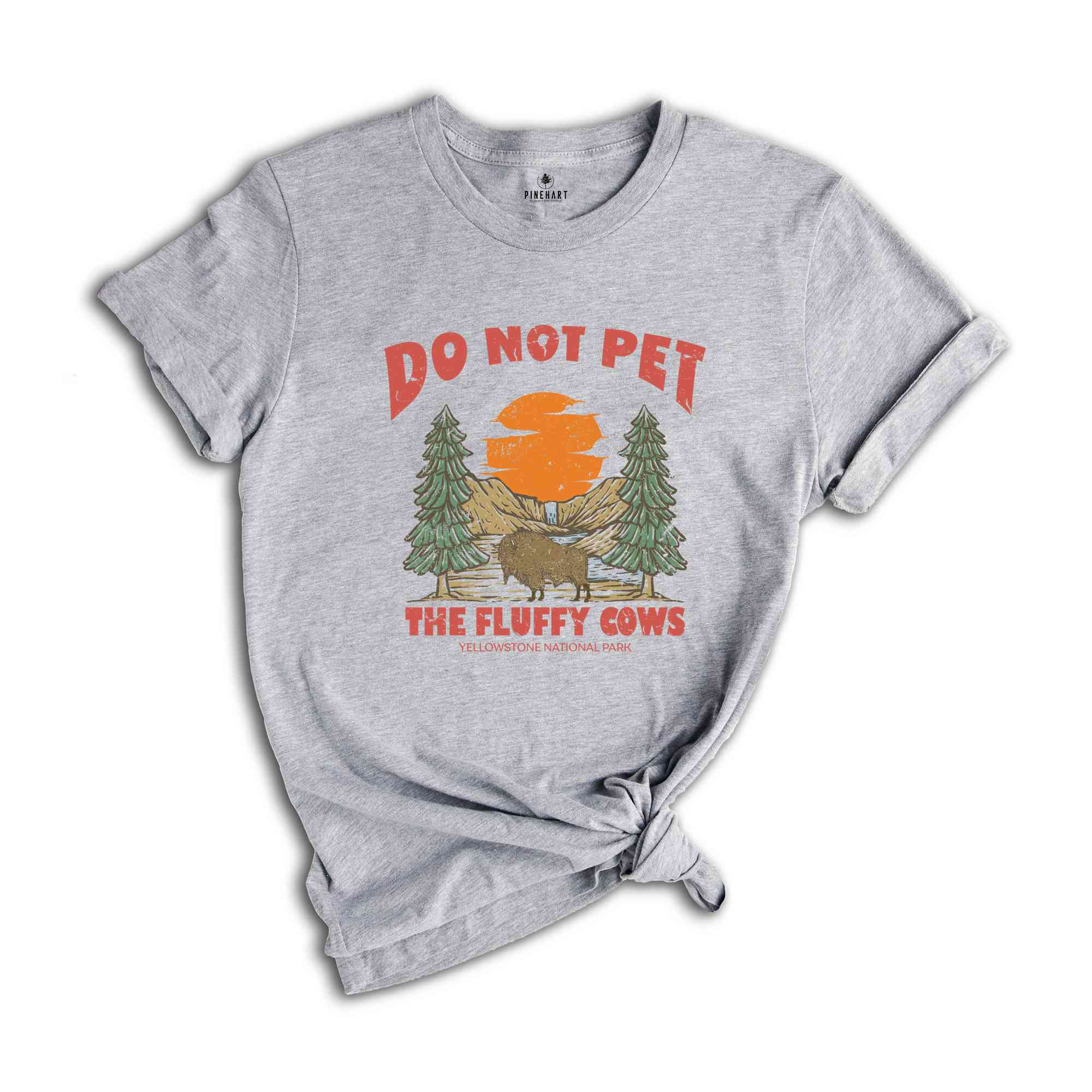 Do Not Pet The Fluffy Cows T-Shirt, Yellowstone National Park Shirt, Family Trip Outfit, Matching Camp Shirt, Vacation Gifts