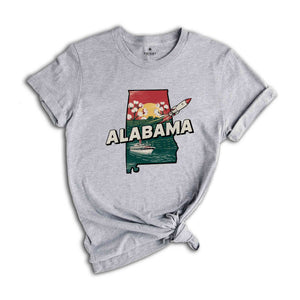 Retro State Of Alabama Shirt, State Of Alabama Shirt, State Shirt, Alabama Shirt, Alabama Lover Shirt, Family Trip Shirt, Travel Shirt