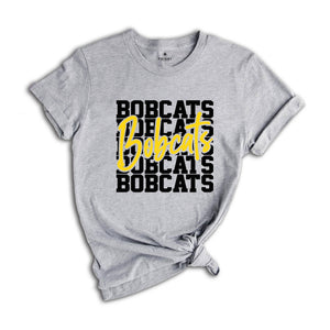 Team Mascot Shirt, Bobcatss Mascot Shirt, Bobcats Team Spirit Shirt, Bobcats Fan Shirt, Bobcats School Shirt, Bobcats School Spirit